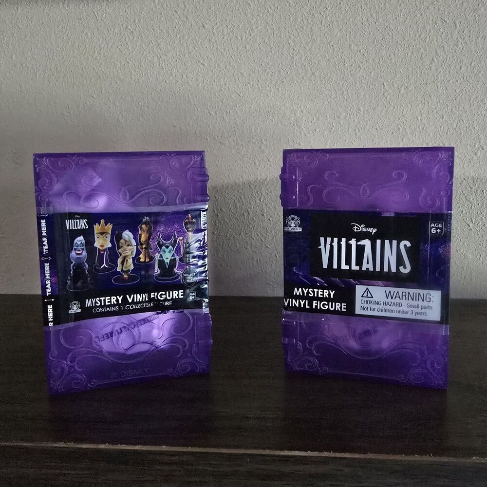 Disney Villains Mystery Vinyl Figure By Culturefly Brand New(2 Pack)